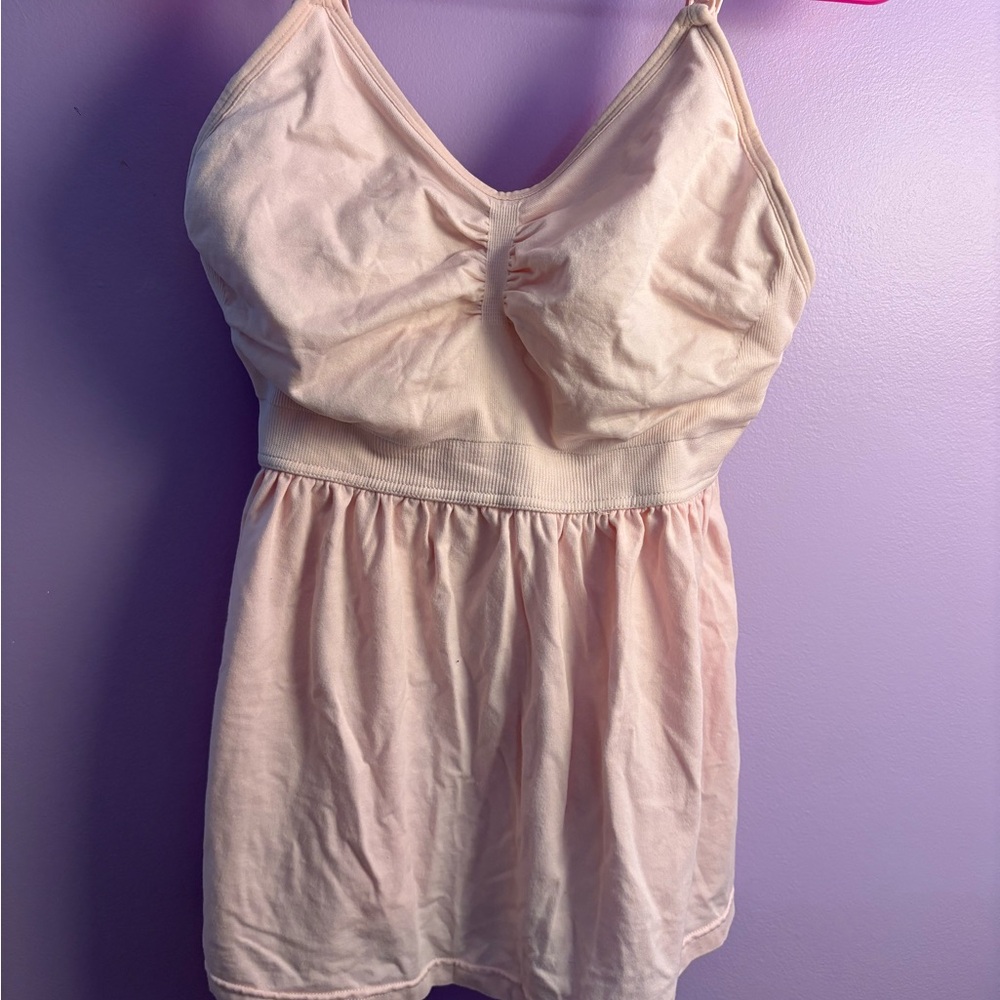 Pink Nursing Tank Top
